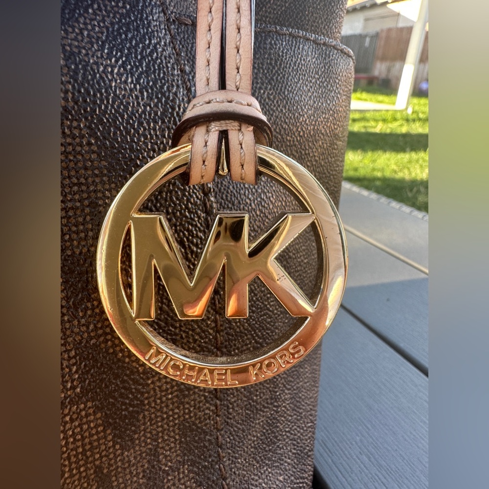 Vintage Michael kors signature brown east west tote bag - Picture 7 of 14